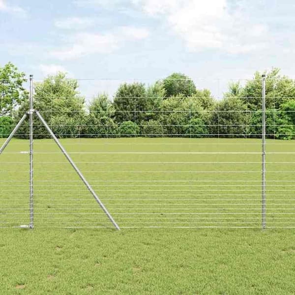 vidaXL Gräsgärd Silver 42005826