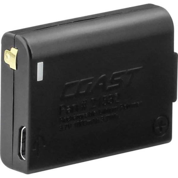 Coast ersättningsbatteri 21532 svart Passar till: Coast FL75R LED pannlampa