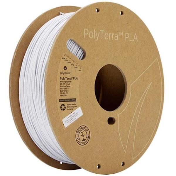 Polymaker 70941 PolyTerra PLA filament låg plast, vattenlöslig 1,75 mm 1000 g marmor 1 st(ar)
