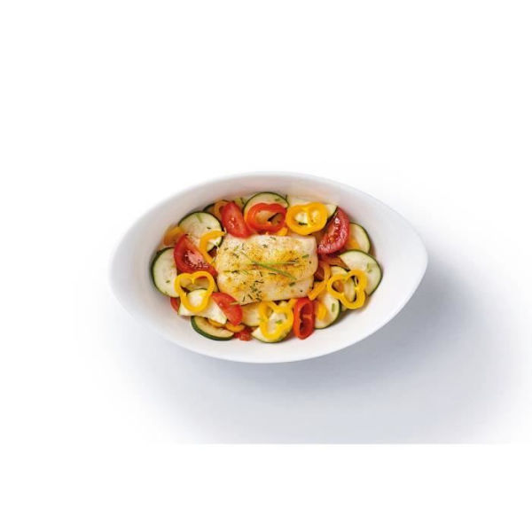 Smart Cuisine Carine oval ugnsform 250°C - Luminarc - extra lätt och resistent kulinarisk opal