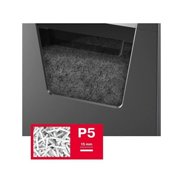 Pappersmaskin - Rexel - Momentum M510 - P5 - 10 ark - 23 L - Tyst svart