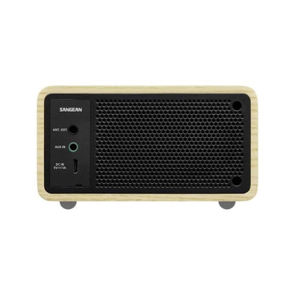 DAB+ radio - SANGEAN - ÄKTA MINI DAB+ (DDR-7) - Trä - Bluetooth - AUX kastanj