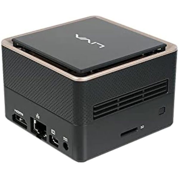 Mini PC ECS ELITEGROUP Liva Q3 Plus Ryzen R1505G-0464 95-677-MZ6A05 Svart