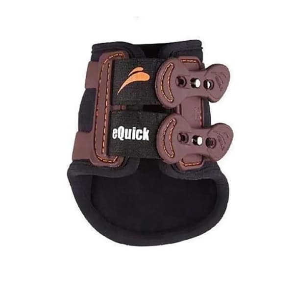 Bakben skydd för häst eQuick eShock - brun - Marron - L brun