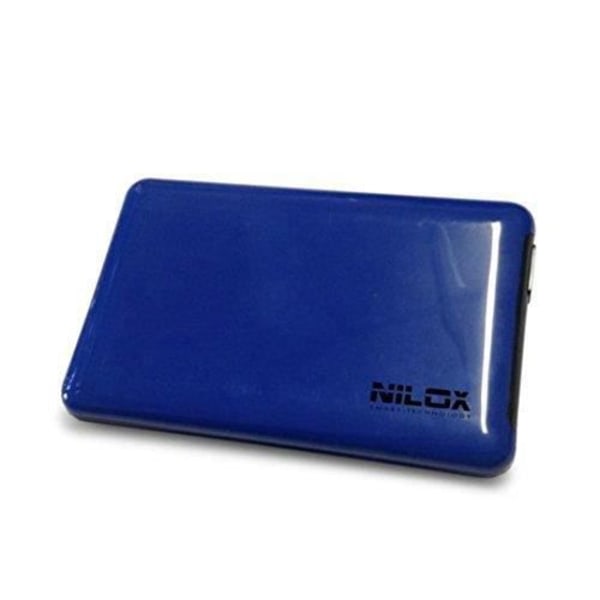 NILOX Tom Box för hårddisk, USB 3.0, Blå - DH0002BL