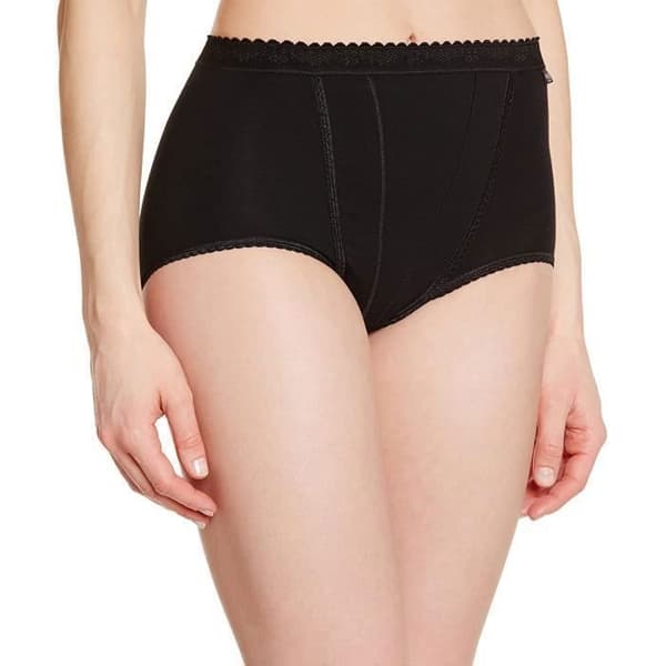 Sloggi Control Maxi-shorts för kvinnor, svart, 10 Svart 54