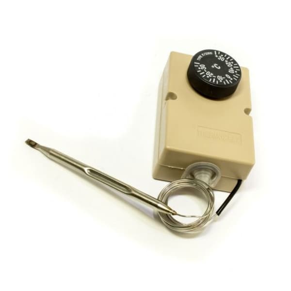 Kyltermostat - Prodigy 711NF - Lång kapillär - Universell kompatibilitet - Beige