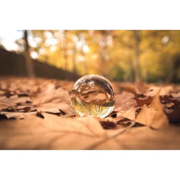 Rollei Lensball 90mm I glaskula I kristallkula I fotokula I med förvaringsväska och mikrofiberrengöringsduk