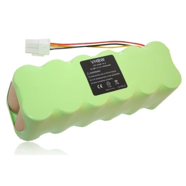 Teknik: Ni-MH - Kapacitet: 3000mAh (14,4 V) - Effekt: 43,20 Wh - Färg: grön - Leveransomfång: 1 x batteri
