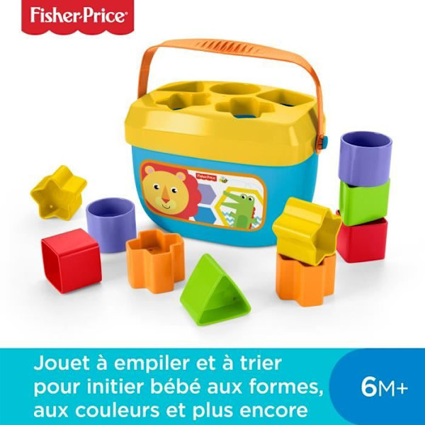 Fisher-Price - My Shape Sorter - Utvecklingsleksak - 6 månader och + FFC84 Flerfärgad