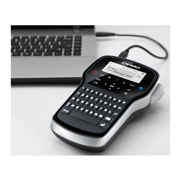 DYMO LabelManager 280, Etikettmaskin för termiska etiketter, AZERTY-tangentbord (EU)