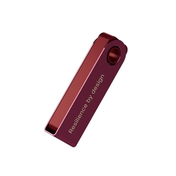 Kryptovaluta plånbok Ledger Nano S Plus magenta karmin Magenta karmin
