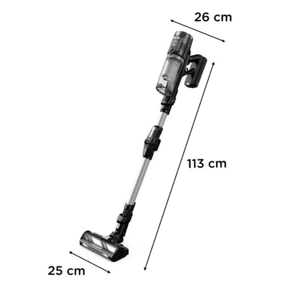 Rowenta X-Force Flex 13.60 RH9A55E0 golvvårdsmaskin Grå