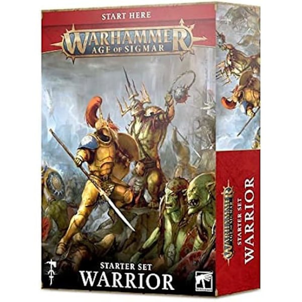 Spelbox - GAMES WORKSHOP - Warhammer AoS Krigare - Svart - Från 14 år - Blanda Svart
