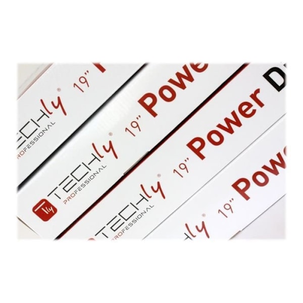Techly I-CASE STRIP-12C Nätfördelningsenhet (rackmonterbar) AC 220-250 V 3500 Watt ingång: IEC 60320 C20-anslutningarâ € ¦