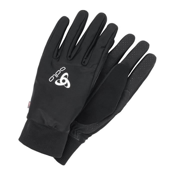 Skidhandskar - ODLO - Element Warm - Primaloft Gold isolering - Vindtät och vattenavvisande Svart M