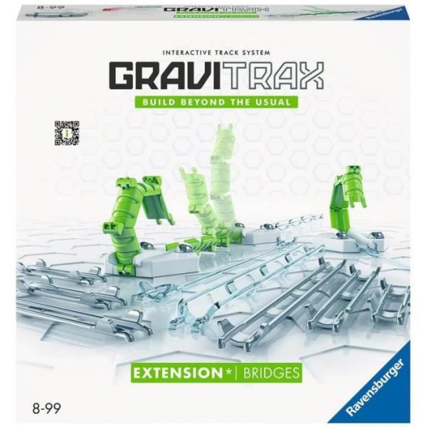 GraviTrax - Broar och Rails Extension Set - Ravensburger - För innovativa marmorkretsar