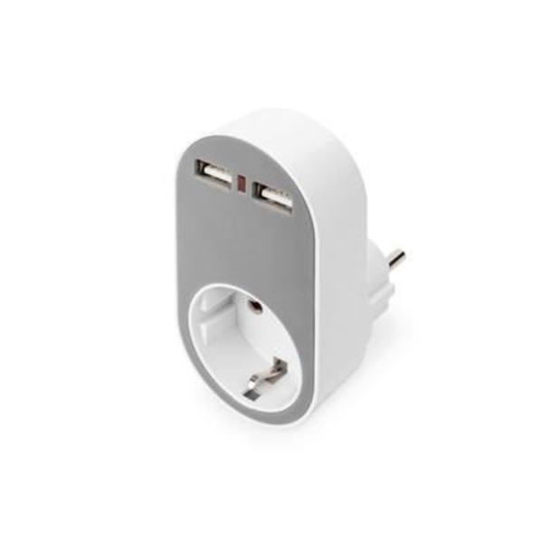 Digitus DA-70617 mobiltelefonladdare Inomhus Grå,Vit Grå, Vit