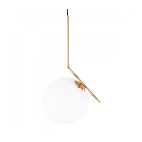 Modern taklampa - ITALUX - Mondo - 1 glödlampa - E27 - Stål och glas - 102 cm