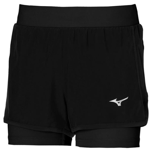 Löparshorts - Mizuno atletiska shorts - J2GB220109 - Damshorts Svart XS