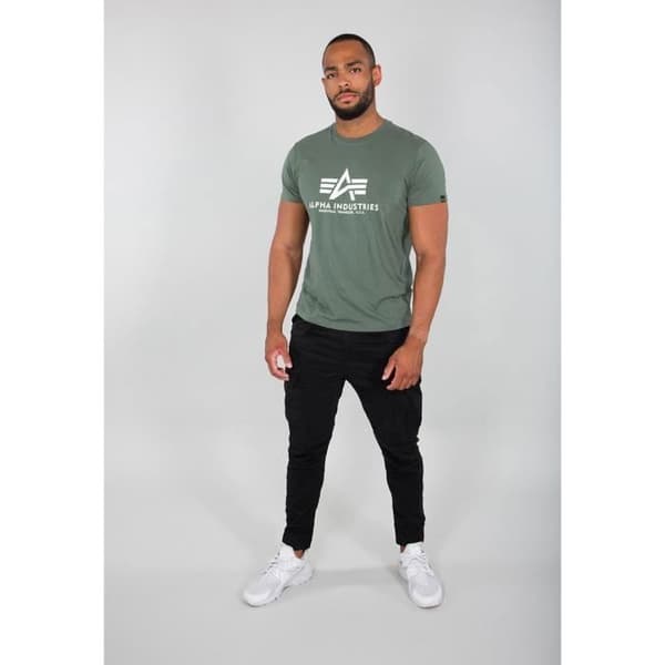 Alpha Industries Basic Tee vintage grön M