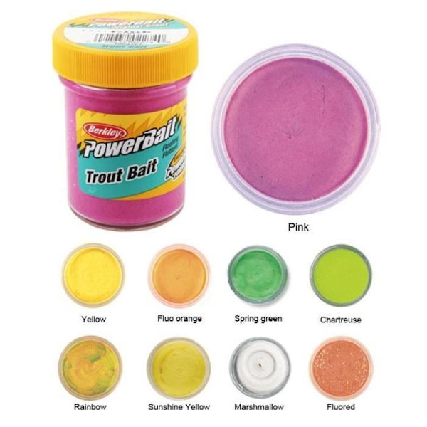 Trout paste - BERKLEY - Powerbait - Biologiskt nedbrytbar - 50g - Blandad