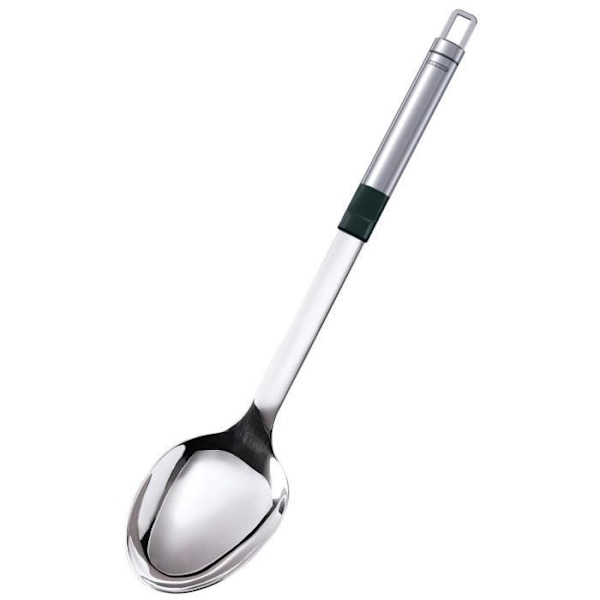 Serveringssked - LEIFHEIT - 3024 - Rostfritt stål - Svart och silver - Kompatibel med diskmaskin svart och silver