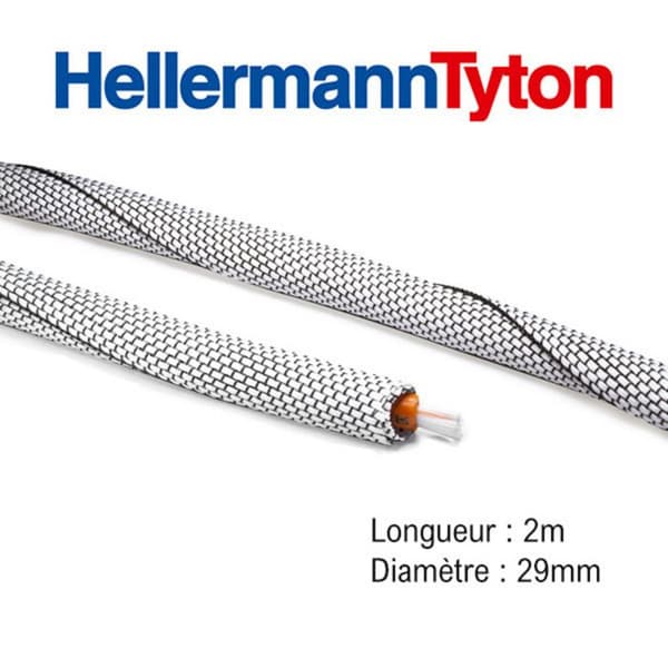 HellermannTyton Självförpackande slang 2m Råttsäker Diameter 29mm