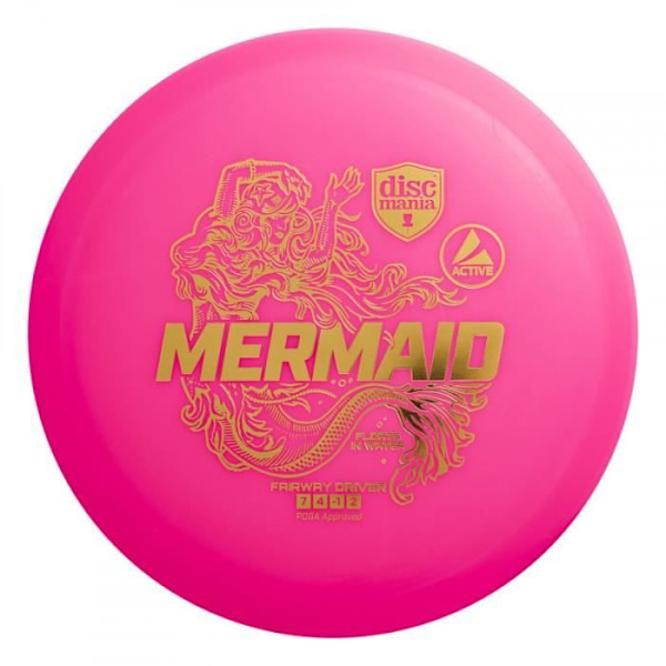 Disc golf active-line sjöjungfru fairway driver rosa