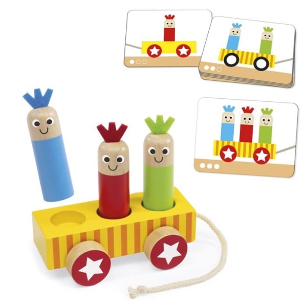 Goula - 59454 - Logic Train - Logic Games för barn - Ålder 2, , Flerfärgad