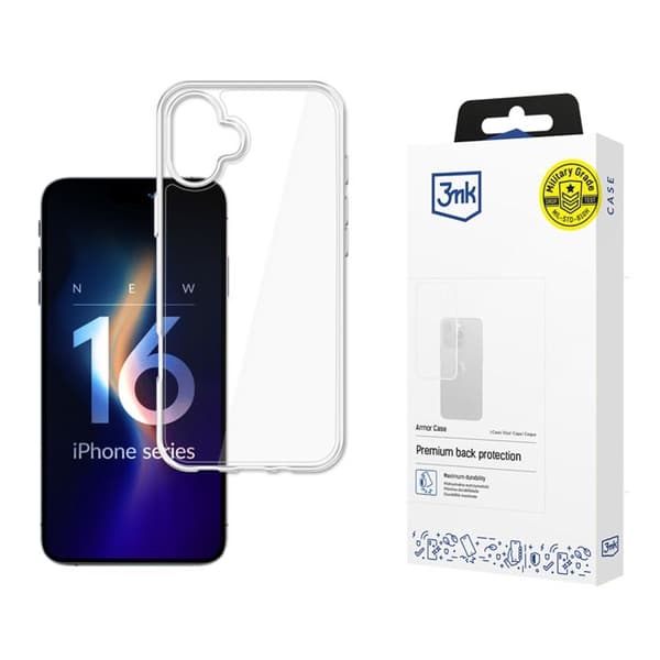 3MK Armor-skal för iPhone 16 Plus
