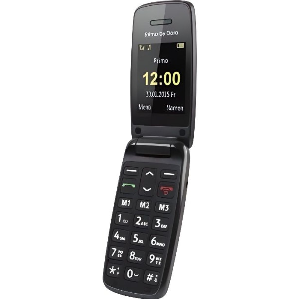 Doro Primo 401 Röd mobiltelefon - GSM - Flip (infällbar) - 2" - 800mAh batteri - SMS, MMS
