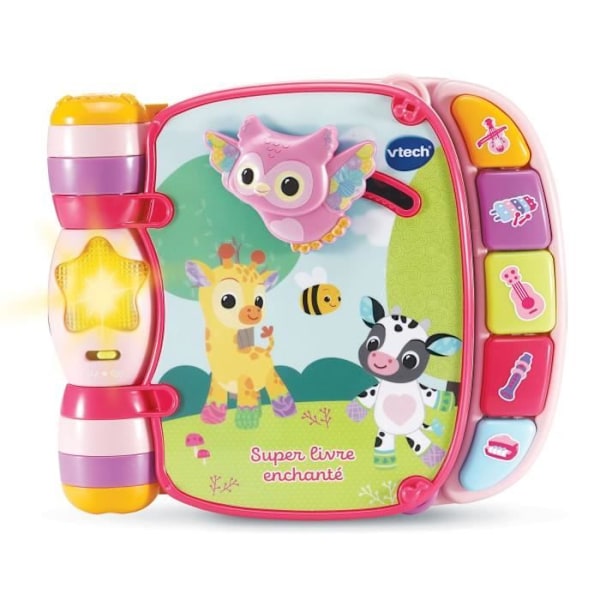 VTECH BABY - Super Enchanted Book of Baby Kitties - Rosa Flerfärgad