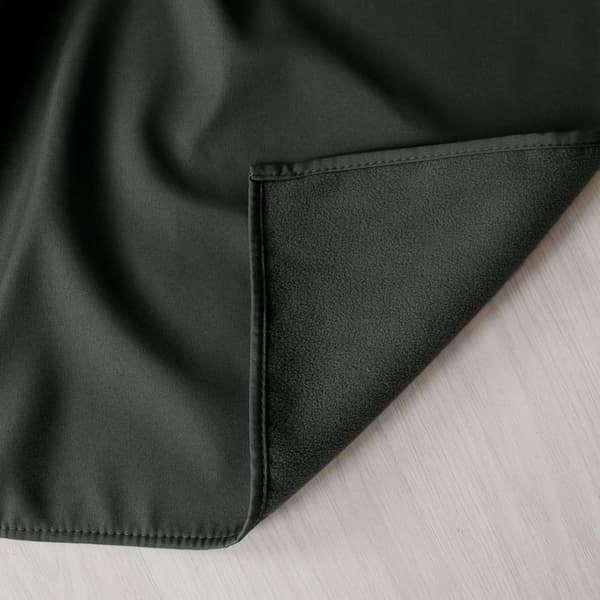 Mörkgrå microfiber termosjal 135x180 cm Kolgrå