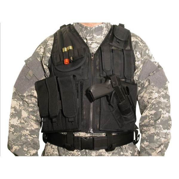 Tactical Airsoft Jacket Black BT4 - Swiss Arms - Tactical Jackets - Kompletta jackor Svart