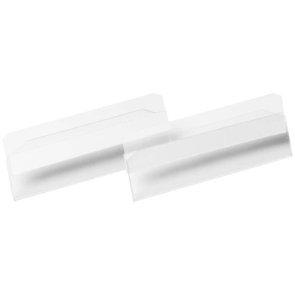 Identifieringsficka - DURABLE - 100 mm x 38 mm - 10 stycken - Vit - Mixad