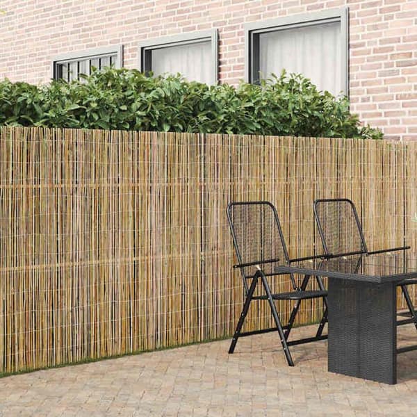 vidaXL Naturlig bambu stängsel 500 x 150 cm Bambu 42006524