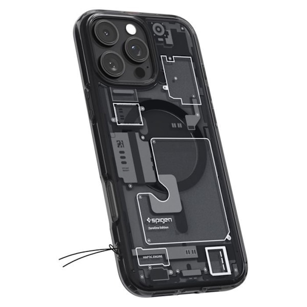 Skyddskal - Spigen - iPhone 16 Pro - Matt svart - Halvstyv - MagSafe Matte svart