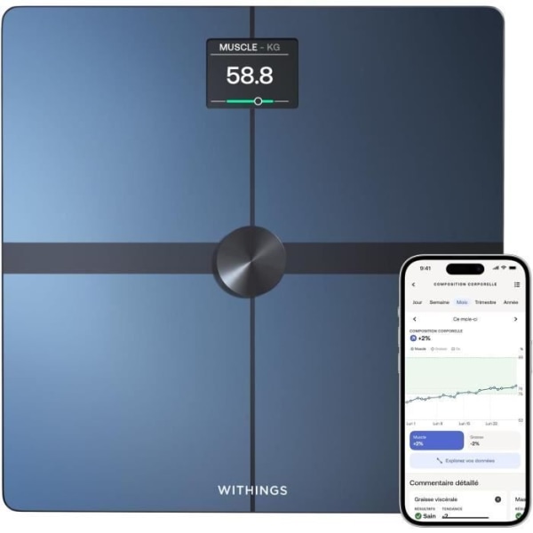 Withings BODY SMART BLACK badrumsvåg