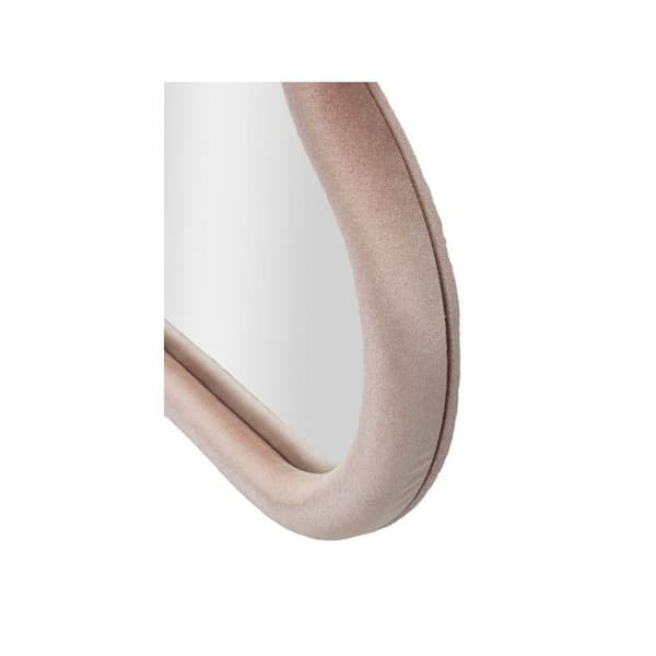 Väggspegel i Sammet "Moln" 90cm Rosa