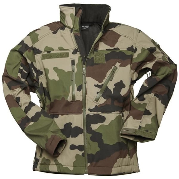 Softshell-jacka - Mil-Tec - SCU 14 CCE - Grön - Storlek XL - Vattentät och andas Flerfärgade XXL