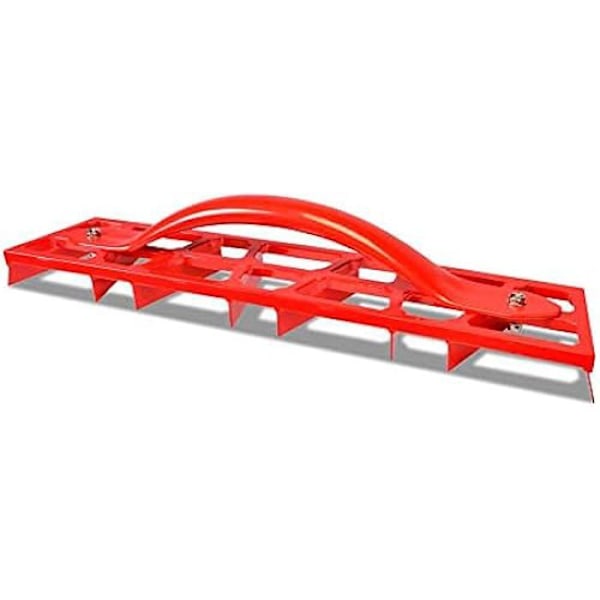 Gipsskrapa - RUBI - 72961 - Aluminium - 455 x 86 mm - Lätt och tålig Röd