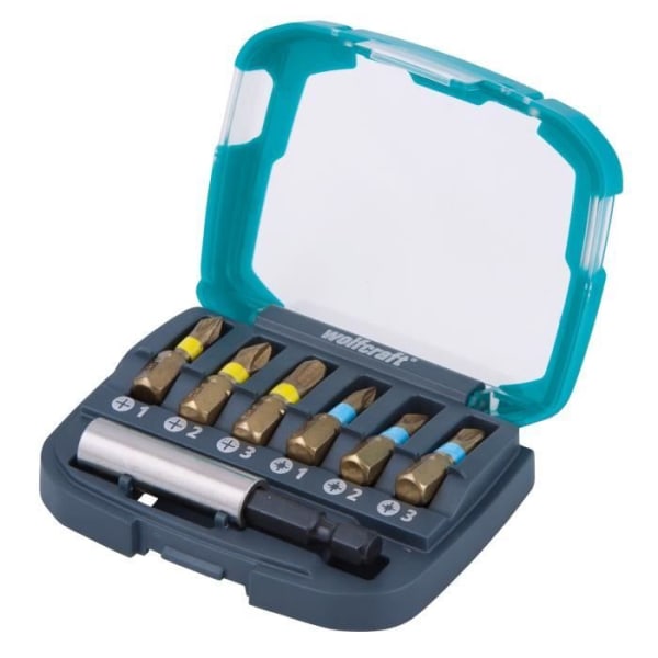 wolfcraft 7-delad diamantskruvmejselbitset 2963000
