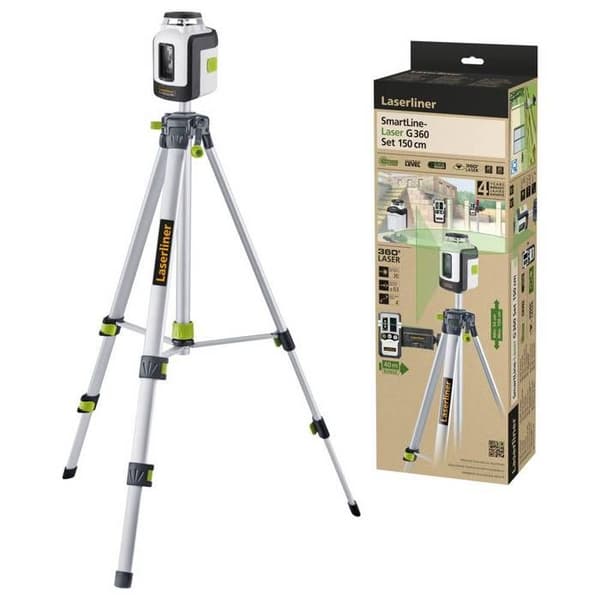 Laserliner SmartLine-Laser G360 Set 150cm Laser med linjer 360°