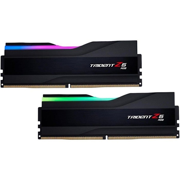 G.Skill Trident Z5 RGB 32 GB (2 x 16 GB) DDR5 7200 MHz CL34 - Svart - Dual Channel Kit 2 DDR5 RAM-minnen PC5-57600 - F5-7200J34