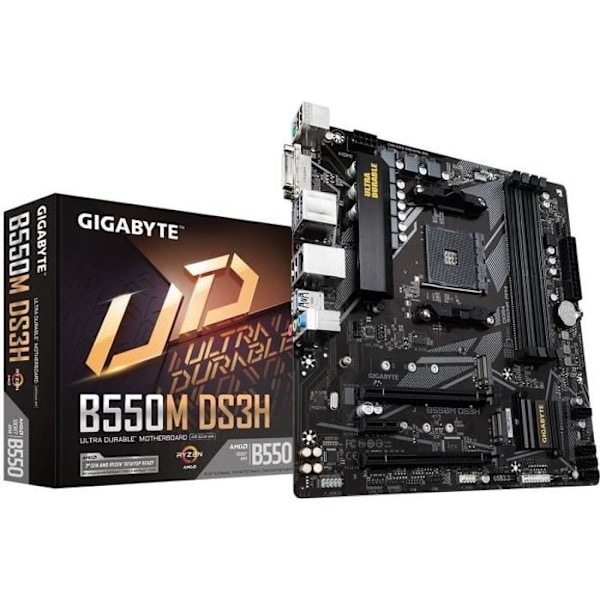 Gigabyte B550M DS3H moderkort