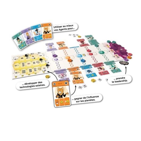 Strategispel Asmodee Zenith Flerfärgad