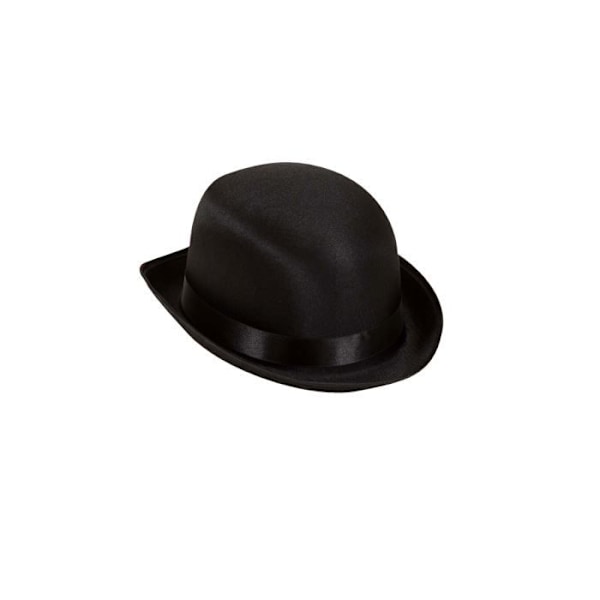 Chapeau Melon Satin Noir Luxe - WIDMANN - Melon Satin - Vuxen - Blandad - Inomhus Svart