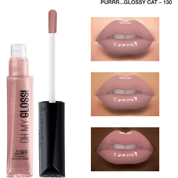 Rimmel Oh My Lip Gloss 130 Purrr fect Rosa