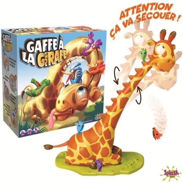 GAFFE A LA GIRAFFE - Brädspel Flerfärgad